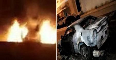 بالفيديو .. مواطنة توثق لحظة إحراق سيارتها الـ “دودج” أمام بيتها في المدينة .. وتكشف عن مرتكب الواقعة