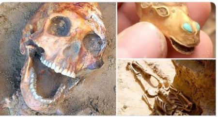اكتشاف هيكل غريب لرجل “يضحك” عمره 2000 عام